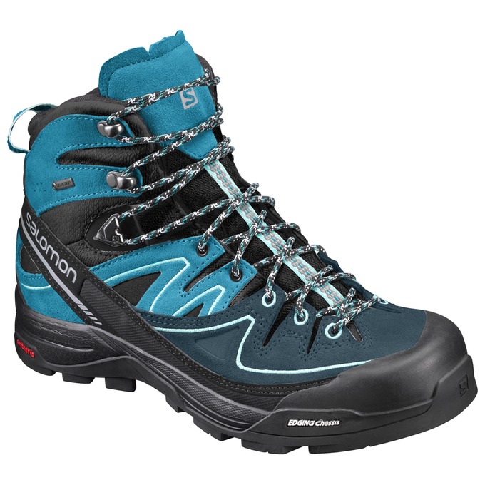 SALOMON X ALP MID LTR GTX® W Philippines - Women's Hiking Boots - Turquoise/Black | 635179-WPV